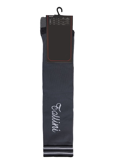 Tattini Unisex Tekstil Koyu Gri Binici Çorap 990 Functıonal Socks Y26 D.gray/black Siyah