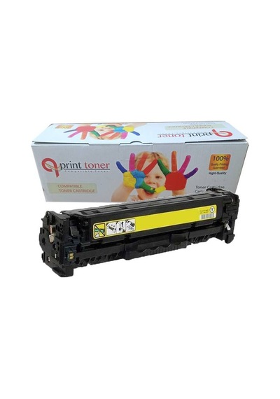 Qprint Toner Hp 410a Cf412a Sarı Uyumlu Toner Crg 046 M377 M452 M477