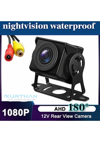 Ahd 180 Derece Geniş Açılı Balık Gözü Lens Ahd 1080 P Metal Kasa