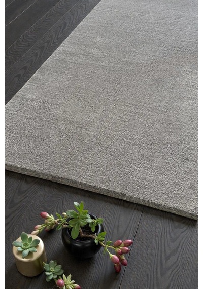 Peluş Post Halı Yumuşak Dokulu Modern Salon Oturma Odası Çocuk Odası Hol & Antre Halısı Gri Gri