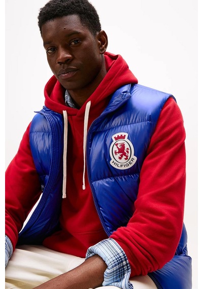 Tommy Hilfiger Erkek Şişme Yelek Saks