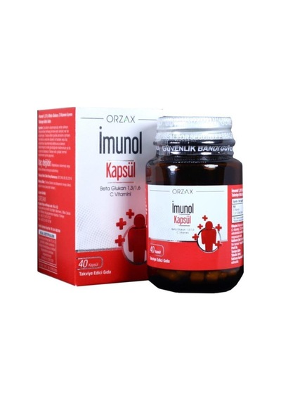 Imunol Kapsül Beta Glukan C Vitamini 40 Kapsül