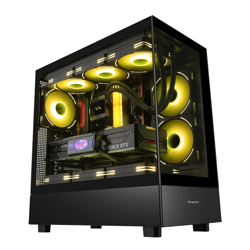 Segotep Endura Pro+ Siyah 750w 80+ Bronze E-atx Pcıe 5.1 Kasa 6xargb Fan
