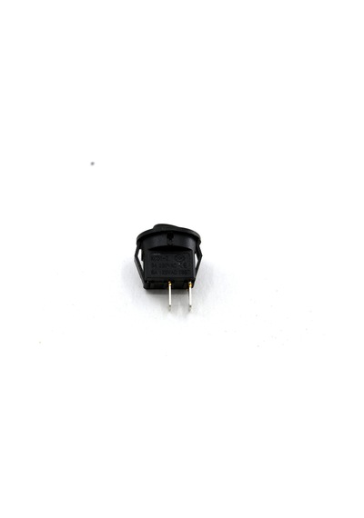 10 Adet Mini 16mm Yuvarlak Siyah Anahtar 1-0 Rocker