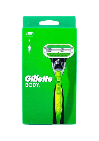 Body Erkek Tıraş Makinesi, Islak Tıraş Makinesi + 1 Tıraş Bıçağı, 3 Kat Bıçak Ağzı İle