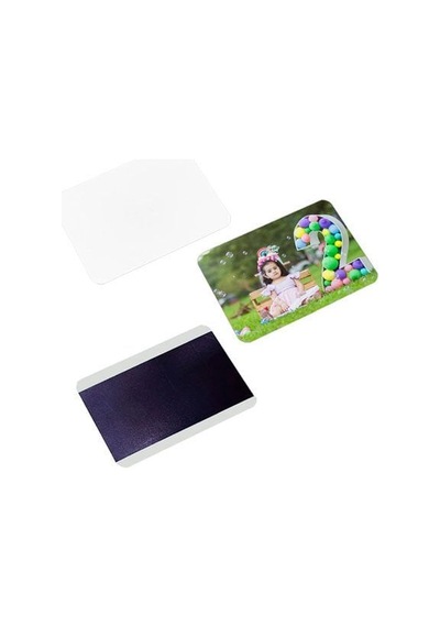 Sublimasyon Beyaz Metal Magnet 5x7 Cm