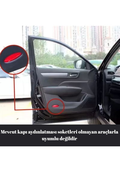 Seat Uyumlu Kapı Altı Led Hoşgeldin Aydınlatması 3d Hayalet Logo Lazer Işık Araca Özel Tak Çalıştır Geçmeli 2li Set
