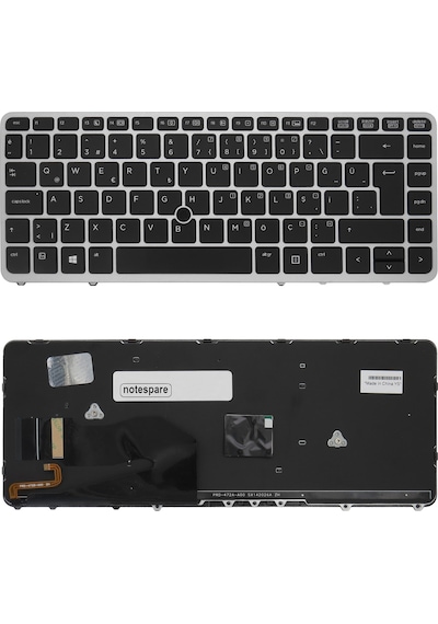 Hp Uyumlu 9z.n9jbv.200, 9z.n9jbv.201 Klavye Tr Işıklı Gümüş Çerçeveli