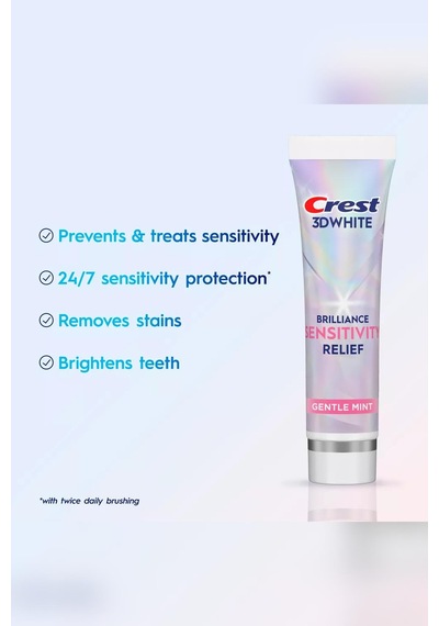 Crest 3d White Brilliance Sensitivity Hassasiyet Karşıtı Beyazlatıcı Diş Macunu 110gr