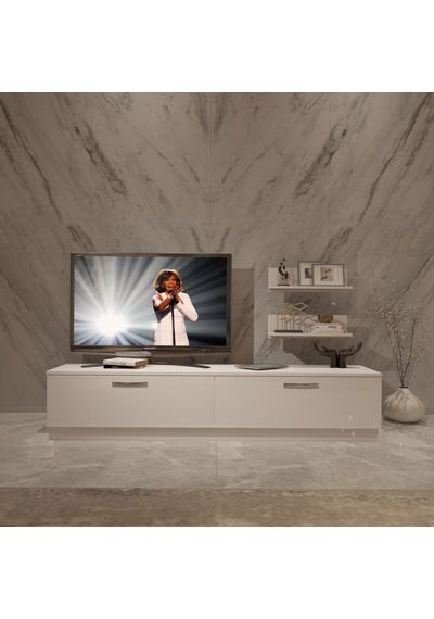 Decoraktiv Eko 4b Slm Std Tv Ünitesi Tv Sehpası Beyaz Decoraktiv Eko 4b Slm Std Tv Ünitesi Tv Sehpası Beyaz