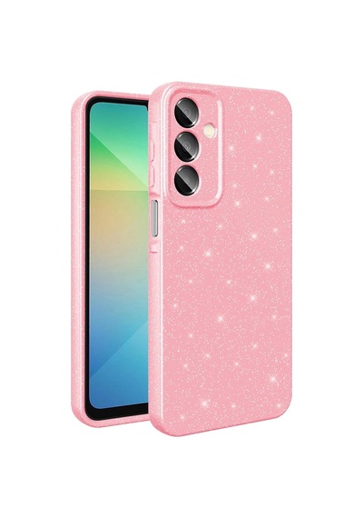 Galaxy Uyumlu A16 Kılıf Kamera Korumalı Simli Lüks Zore Koton Kapak
