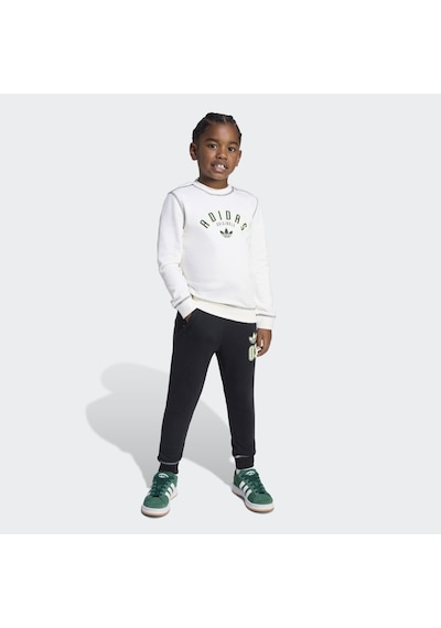 Adidas Jx5261 Crew Set Çocuk Eşofman Takımı BEYAZ