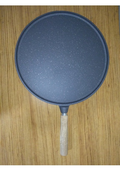Döküm Gözleme Tavası 34 CM Granit Kaplama Non-Stick