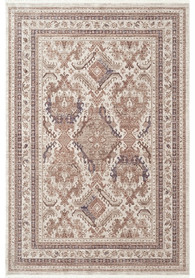 Midas Mp004r Krem Renkli Vintage Modern Salon Koridor Yatak Ve Oturma Odası Halısı