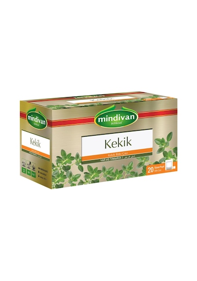 Mindivan Kekik Bitki Süzen Poşet Çay 20'li