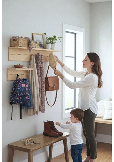 Todekhome Sunta Askılık Raflı 70x14 Ve 50x14 Mutfak, Antre, Banyo, Ofis,mağaza,çocuk Ve Yatak Odası Bej Todekhome Sunta Askılık Raflı 70x14 Ve 50x14 Mutfak, Antre, Banyo, Ofis,mağaza,çocuk Ve Yatak Odası Bej