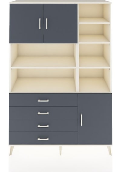 Hyperion Dolap 9 Raflı 4 Çekmeceli 3 Kapaklı 132x44x195 Aytaşı-antrasit/antrasit Antrasıt/antrasıt Hyperion Dolap 9 Raflı 4 Çekmeceli 3 Kapaklı 132x44x195 Aytaşı-antrasit/antrasit Antrasıt/antrasıt