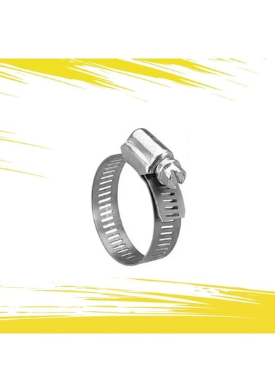Hortum Kelepçesi Tork Ayarlı 13x19 Mm Paslanmaz Çelik Boru Metal Kelepçe Ayarlanabilir Klips 10 Adet