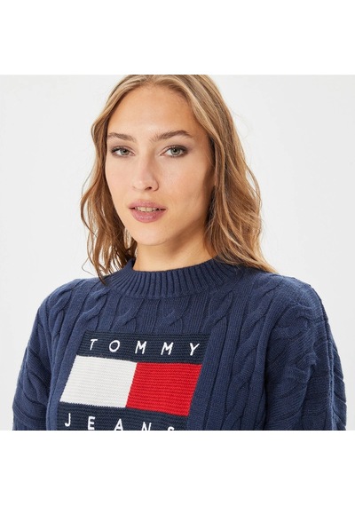 Tommy Hilfiger Tommy Hılfıger Kadın Kazak Dw0dw14261-c87 Dw0dw14261-c87 Lacivert