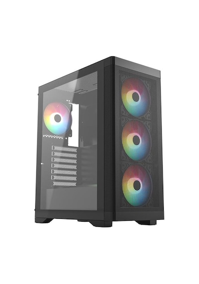 Fc-9480g 600w +80 Bronze Rgb 4x8120mm Fan Gaming Siyah Kasa