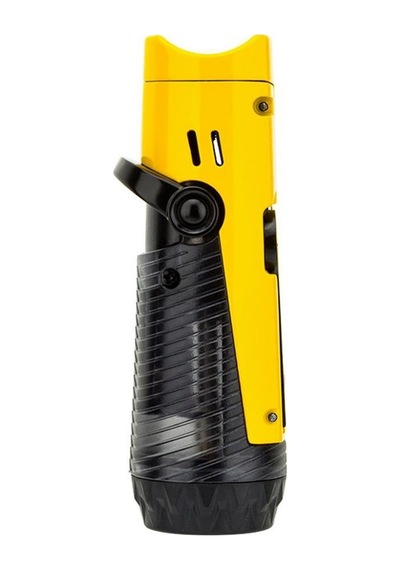 Lubinski Lion İğneli + Delicili Tek Torch Puro Çakmağı Sarı