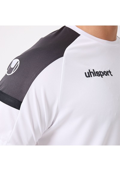 Beyaz - Antrasit Uhlsport Erkek Futbol T-shirt Energy Training 1101805 Beyaz