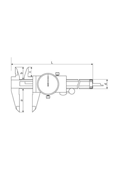 Fett 0-150mm Pld Saatli Kumpas