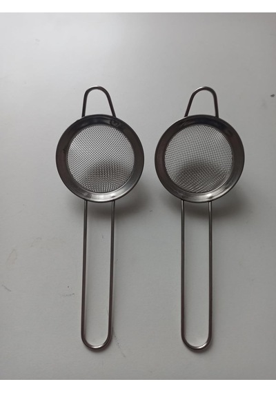 2 Li Saplı Çay Süzgeci Paslanmaz Metal Bardak Çay Süzgeci Ve Pudra Şekeri Eleği Diğer