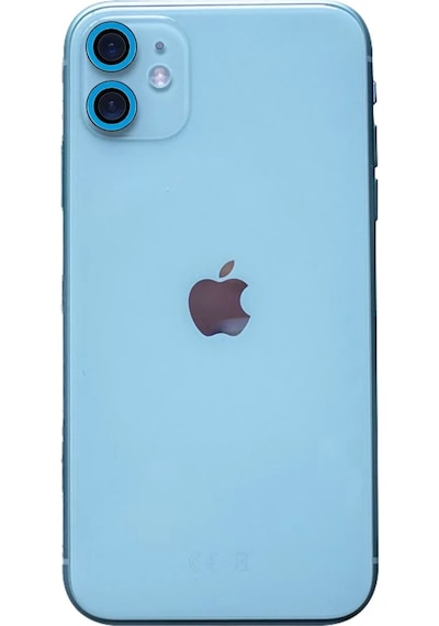Newface Apple İphone 11 Neon Fosforlu Kamera Lens - Mavi