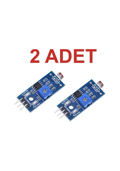 2 Adet Ldr Işık Sensör Modülü Lm393 Arduino Light Sensor Board Ldr Kart Rodevino