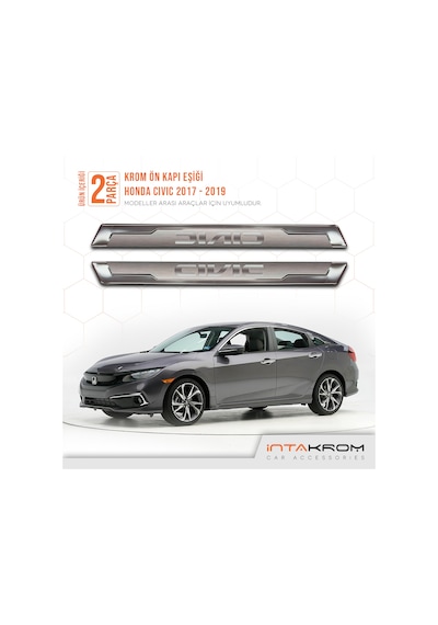 Honda Civic Ön Kapı Eşiği 2 Parça N11.6343