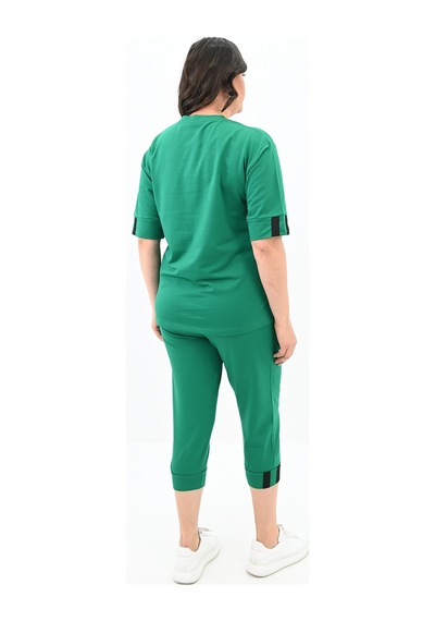 Koza Butik Kadın Büyük Beden Taytlı Takım 3753-23 001