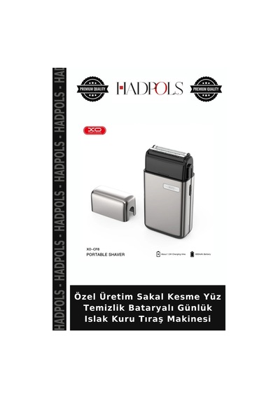 Özel Üretim Sakal Kesme Yüz Temizlik Bataryalı Günlük Islak Kuru Tıraş Makinesi