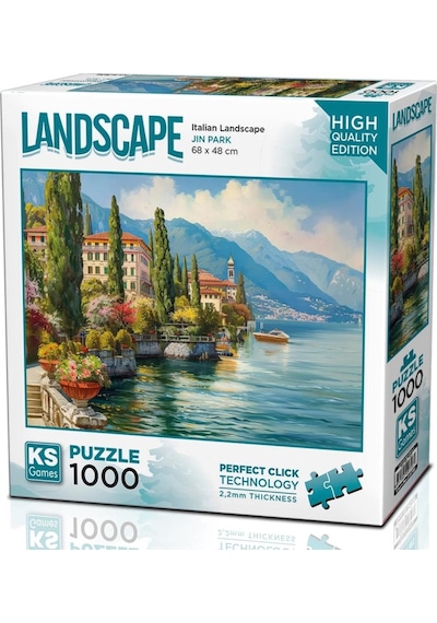 Ks Games 1000 Parça İtalya Manzarası Puzzle - Jin Park