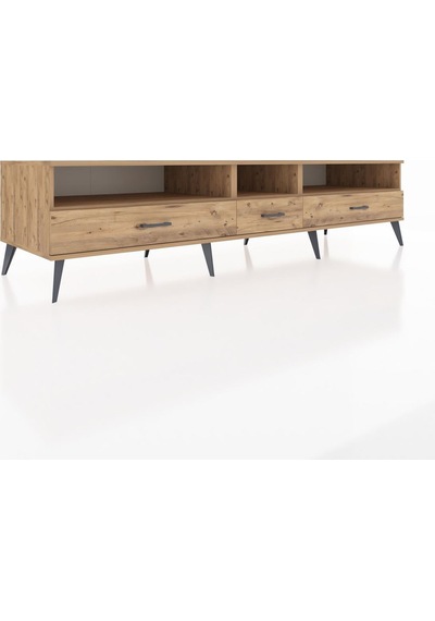 Kronos Tv Ünitesi 3 Raflı 3 Çekmeceli 220x59x51 Çam-çam Atlas Çam/atlas Çam - Atlas Çam Kronos Tv Ünitesi 3 Raflı 3 Çekmeceli 220x59x51 Çam-çam Atlas Çam/atlas Çam - Atlas Çam