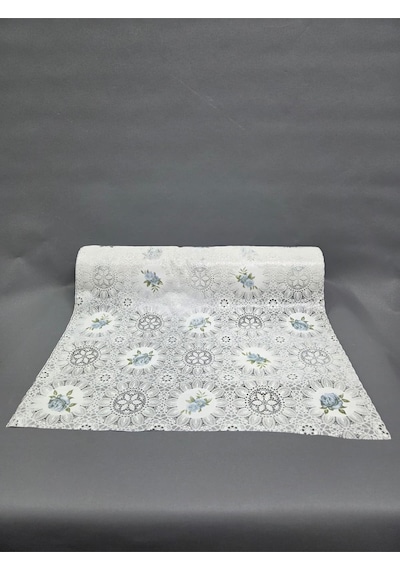 Pvc Küpür Dantel Raf Ve Dolap Örtüsü Runner 28kpr005 Beyaz