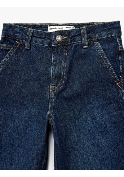 Koton 26yy59003140 Koyu İndigo Erkek Çocuk Jean Pantolon 6skb40047td Koyu İndigo