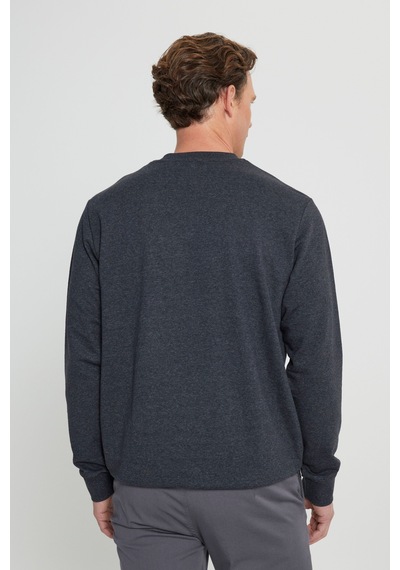 AC&Co / Altınyıldız Classics Erkek Antrasıt Melanj Standart Fit Normal Kesim 2 İplik Recycle Pamuklu Bisiklet Yaka Sweatshirt Antrasit Melanj AC&Co / Altınyıldız Classics Erkek Antrasıt Melanj Standart Fit Normal Kesim 2 İplik Recycle Pamuklu Bisiklet Yaka Sweatshirt Antrasit Melanj