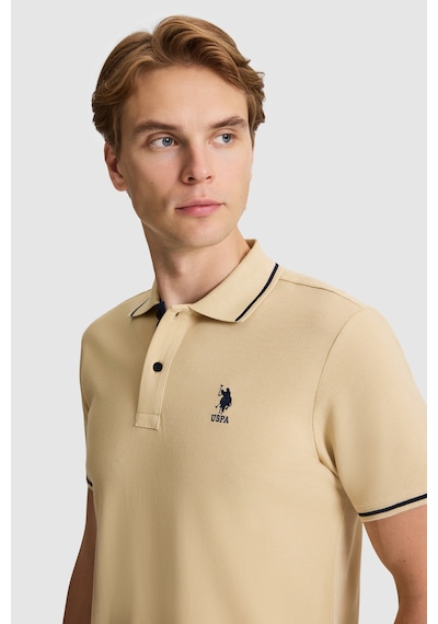 U.S. Polo Assn. U.s. Polo Assn. Erkek Bej Tişört Basic 50326975-vr011