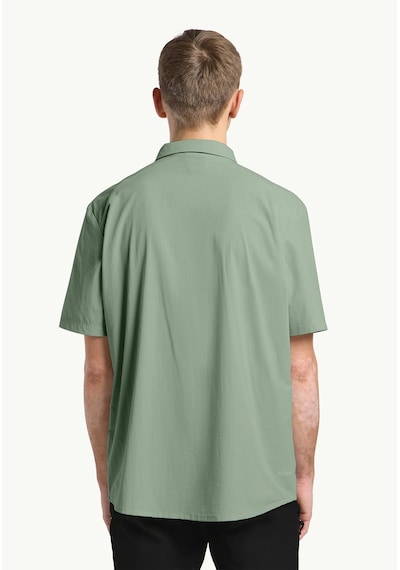 Jack Wolfskin Jack Wolfskın Vandra S S Shırt M Erkek Eucalyptus Gömlek 1404071 4029-21884 Gri