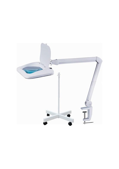 Loyka 6020-8 Hem Ayaklı Hem Masaüstü Ledli Köşeli Lensli Büyüteç