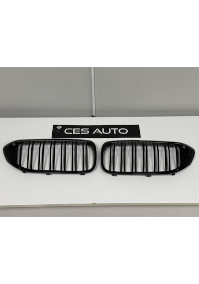 Bmw 5 Serisi G30 Uyumlu Çift Çıta Pianoblack Panjur Takımı İthal 1