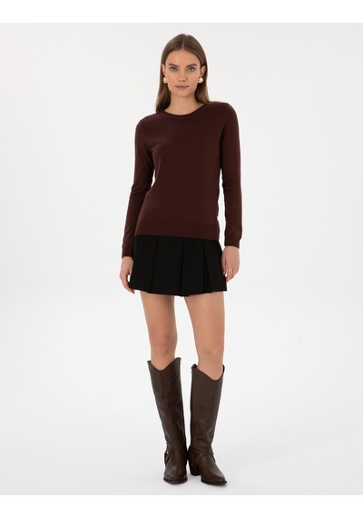 Pierre Cardin Kadın Kahverengi Kazak /triko 50315758-vr029 Kahverengi Pierre Cardin Kadın Kahverengi Kazak /triko 50315758-vr029 Kahverengi