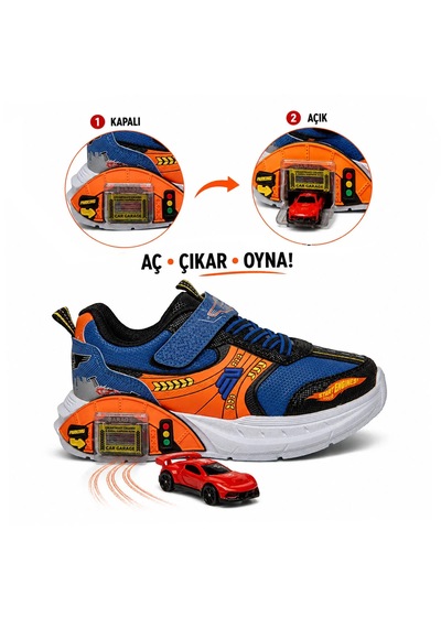 Larabell Hediyelik Arabalı Çocuk Spor Ayakkabı Cırtlı Okula Uygun Okula Dönüş Günlük Sneaker Mavi Larabell Hediyelik Arabalı Çocuk Spor Ayakkabı Cırtlı Okula Uygun Okula Dönüş Günlük Sneaker Mavi