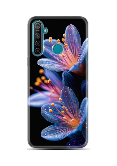 Realme 5i Kılıf Boutique Baskılı Resimli Rekli Çiçekler Pcode -015