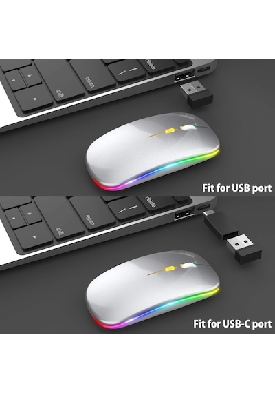 Black Bird Game Center BWM6 Rgb Şarjlı 1600 DPI Kablosuz Mouse