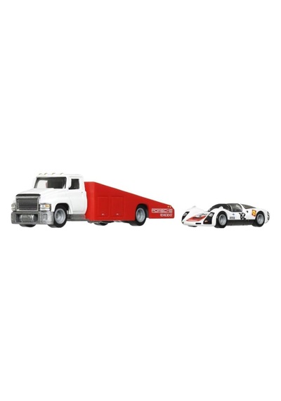 Premium Car Culture Team Transport Flf56-hrv47 '66 Porsche 906 Carrera 6 & Carry On Çok Renkli
