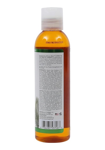 Originals By Africa S Best Carrot & Tea-tree Saç Ve Cilt İçin Bakım Yağı 177ml