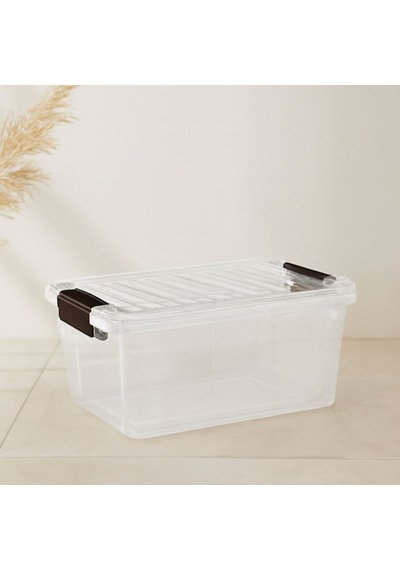 Şeffaf Kilitli Çok Amaçlı Saklama Kutusu 6.25l 210x305x145mm Çok Renkli