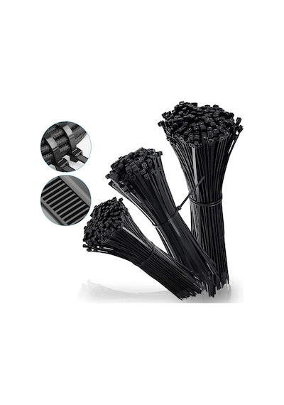 Kablo Bağı 4.5x200mm Siyah 100 Adet